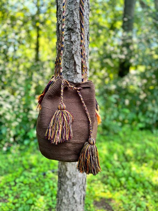 Huichol-Inspired Beaded Crossbody Bag Style 3