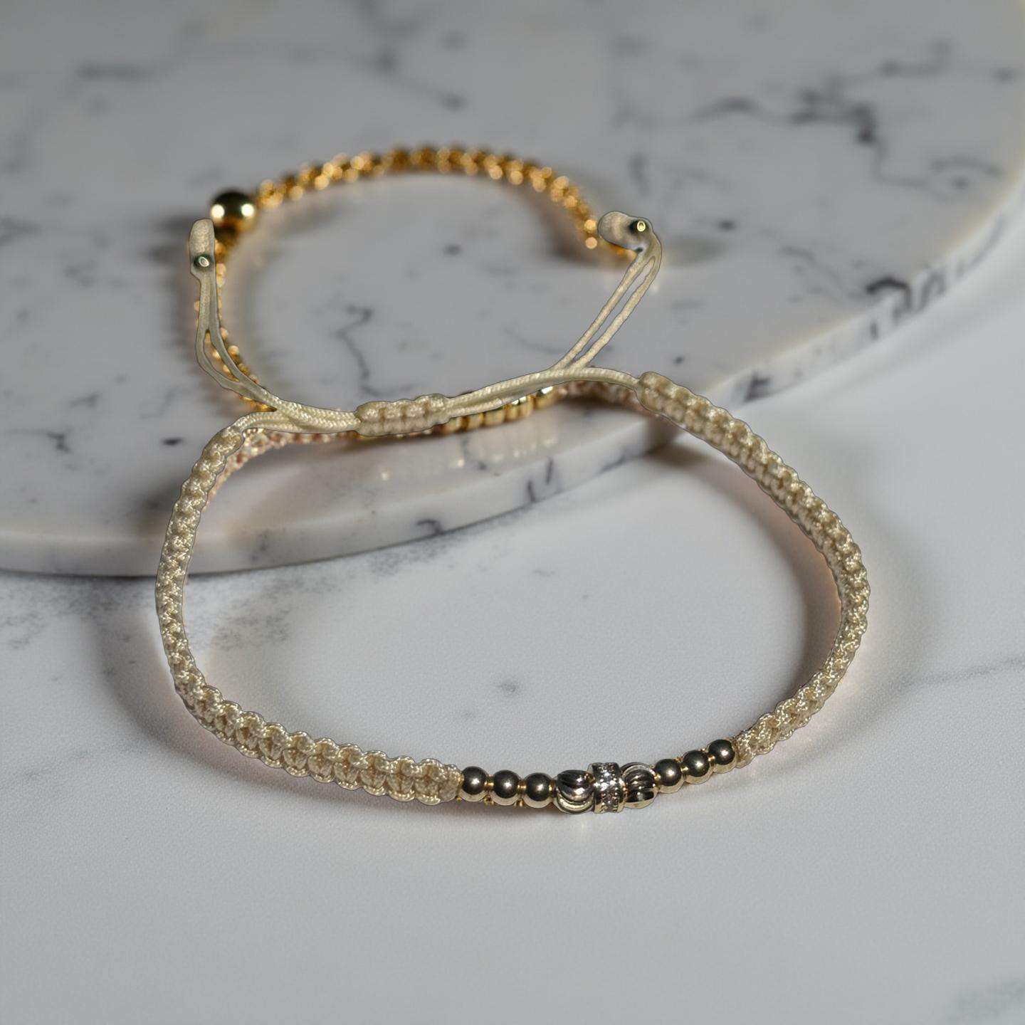 18k Handwoven Gold Bracelet