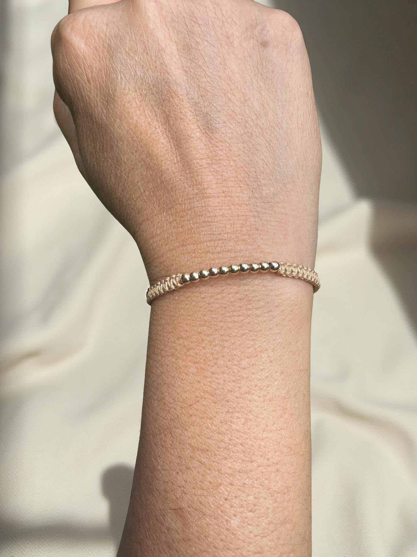 18k Handwoven Gold Bracelet